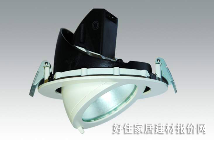 丽晶金卤射灯 带底座B254 35w 白色